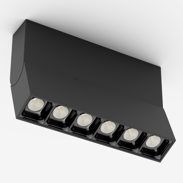 Светильник накладной светодиодный BLACK BOOK 6W OSRAM 36° WW/3000К Чёрный корпус | 220V