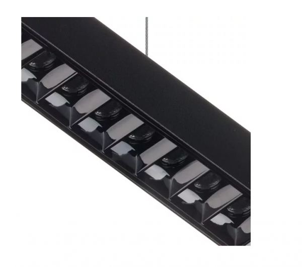Светильник LINER T33 BLACK MASK 60W 4000К EPISTAR CRI90 48° IP40 Черный корпус 1204x33x34mm | 220V