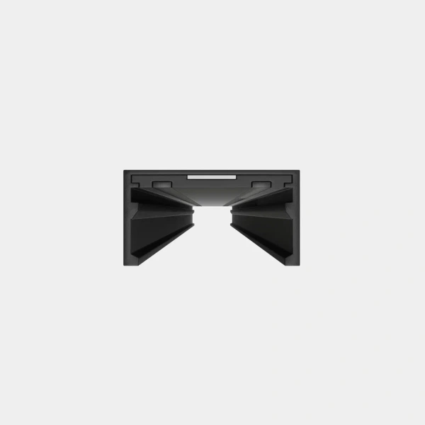 Трековая система универсальная MAGNETIC S25 48V 2TRA BLACK 1000x25x15mm
