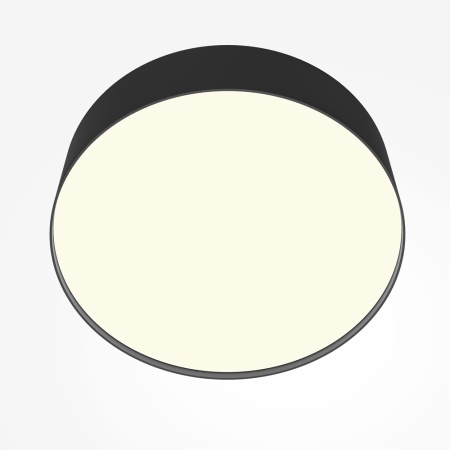 Светильник накладной RONDO 24W Black 4000K | Ø220x60mm 